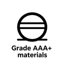 Минималистичная одноцветная иконка высокого качества материалов Grade AAA+ на белом фоне для сайта